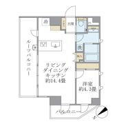 ルネサンス赤坂プレミアムコートの間取り画像