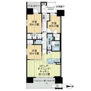 ラシュレ大阪同心の間取り画像