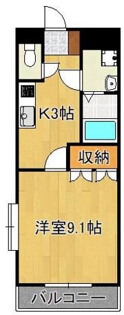 ミュール こがの間取り画像
