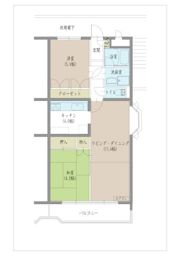 Mハイツの間取り画像