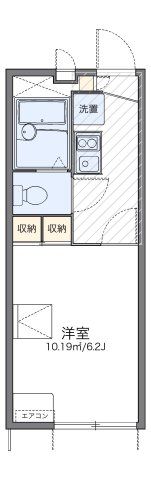 レオパレスロフテージミドリの間取り画像