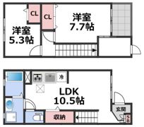 プロムナード春の間取り画像