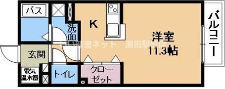 ハイツエイトⅡの間取り画像
