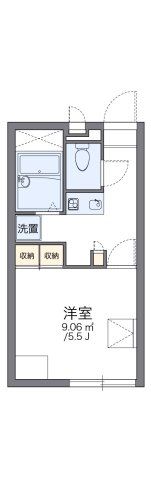 レオパレスリベェールの間取り画像