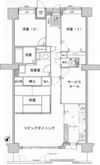 トーカンマンション山根町センターウイングの間取り画像
