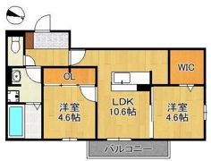 MER行事 B棟の間取り画像