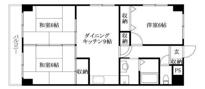 ファミール空港通の間取り画像
