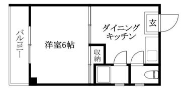 福田マンションの間取り画像