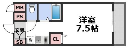 ハイウッズナガタの間取り画像