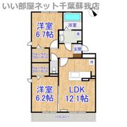 コモンシティハイツIの間取り画像
