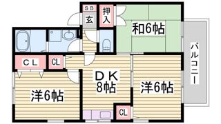 ジュネス北六甲Ⅱの間取り画像