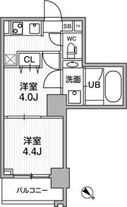リテラス三軒茶屋サウスの間取り画像