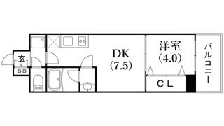 プレジオ神戸WESTの間取り画像