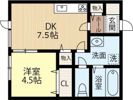 ジークブラウ千歳の間取り画像