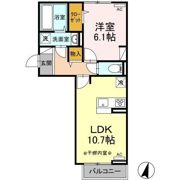 エスポワール Bの間取り画像