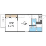 フジパレス弥刀駅北Ⅱ番館の間取り画像
