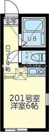 ユナイト追浜 モンペリエの間取り画像