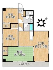 行徳第2マンションの間取り画像