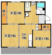 ビレッジハウス直方 3号棟の間取り画像