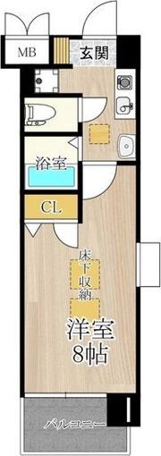 CITY SPIRE北梅田の間取り画像