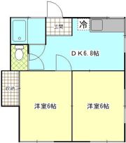 第一小国荘の間取り画像