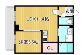 Halu吹田の間取り画像