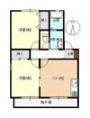 パレアナハウス Bの間取り画像