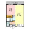 レックハウス ナガトウ C棟の間取り画像