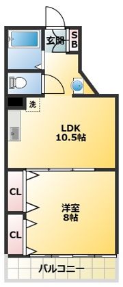 メゾンドールの間取り画像