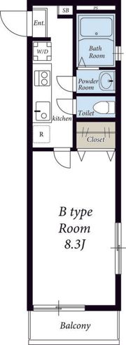 リリックコートサンフラワーの間取り画像