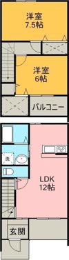 セレーノ本郷の間取り画像