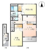 グレイシャスの間取り画像