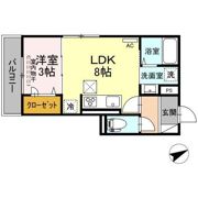 ペルル新広の間取り画像