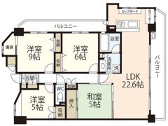 ヴェルディ庚午北弐番館公園前の間取り画像