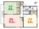 セジュール亀山 A棟の間取り画像