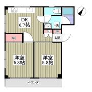 セブンスターハイツの間取り画像