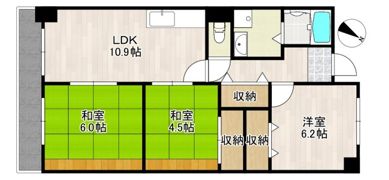 レクシア大道南の間取り画像