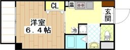 みおつくし西梅田IVの間取り画像