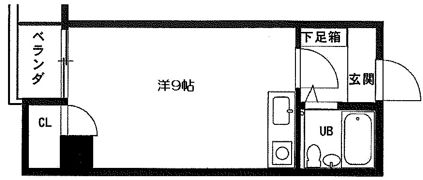 北堀江レジデンスの間取り画像