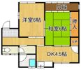 東鳴水成松貸家の間取り画像