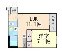 フジパレス摩耶の間取り画像