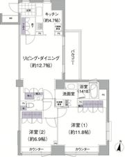 アビティ目黒の間取り画像