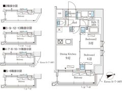 リビオメゾン御茶ノ水EASTの間取り画像