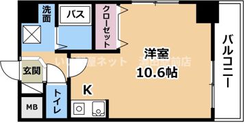 ミラージュ大津京の間取り画像
