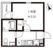 モダンアパートメント上板橋の間取り画像