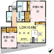 クレール月の間取り画像