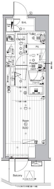 PREMIUM CUBE 池袋要町の間取り画像