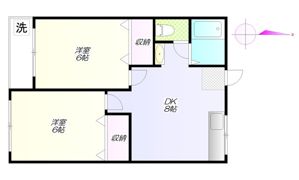 小川マンションの間取り画像