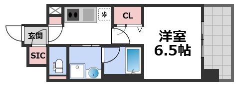 レオンヴァリエ長堀通の間取り画像