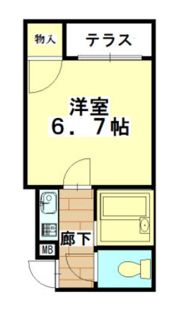 住吉スカイブルーの間取り画像